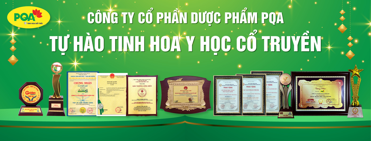 Giải thưởng mà PQA đạt được