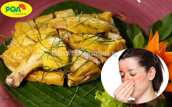 Giải - đáp: Bị viêm xoang kiêng ăn thịt gà không?