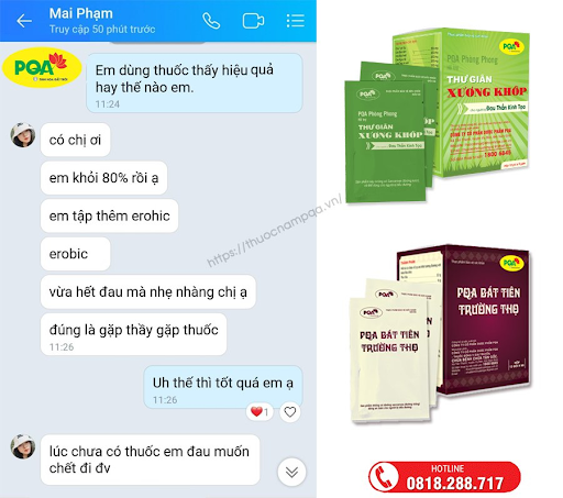 chị Mai vui mừng chia sẻ