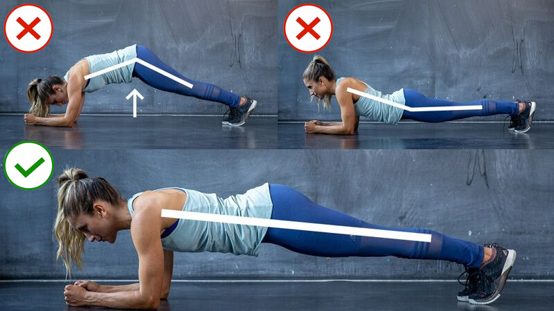 bài tập plank chữa đau thần kinh toạ
