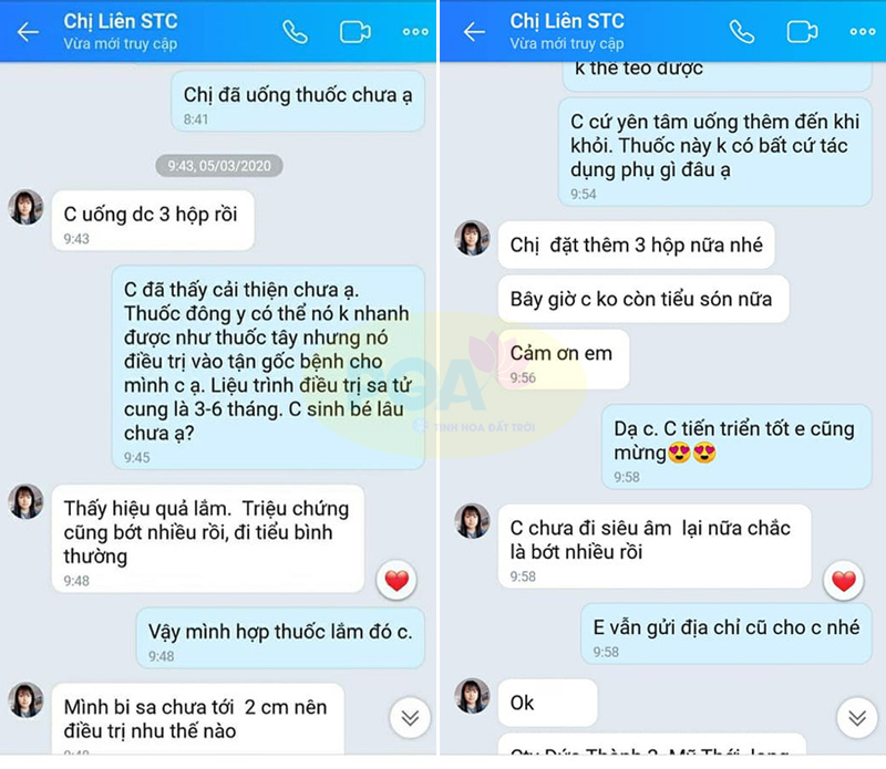 chữa sa tử cung