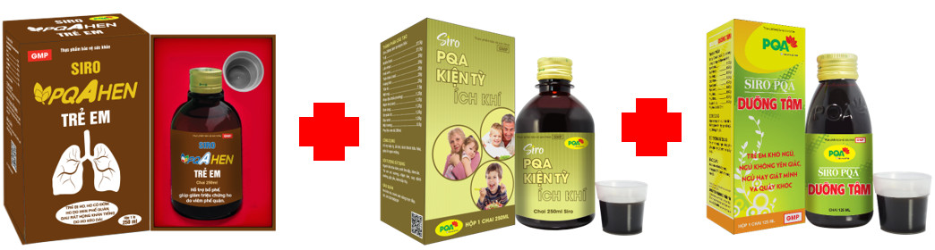 bộ sản phẩm hoàn hảo chữa hen suyễn ở trẻ
