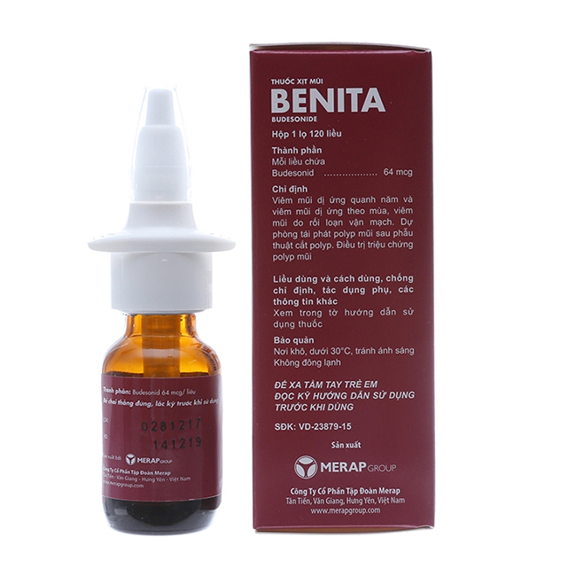 Thuốc xịt mũi Benita