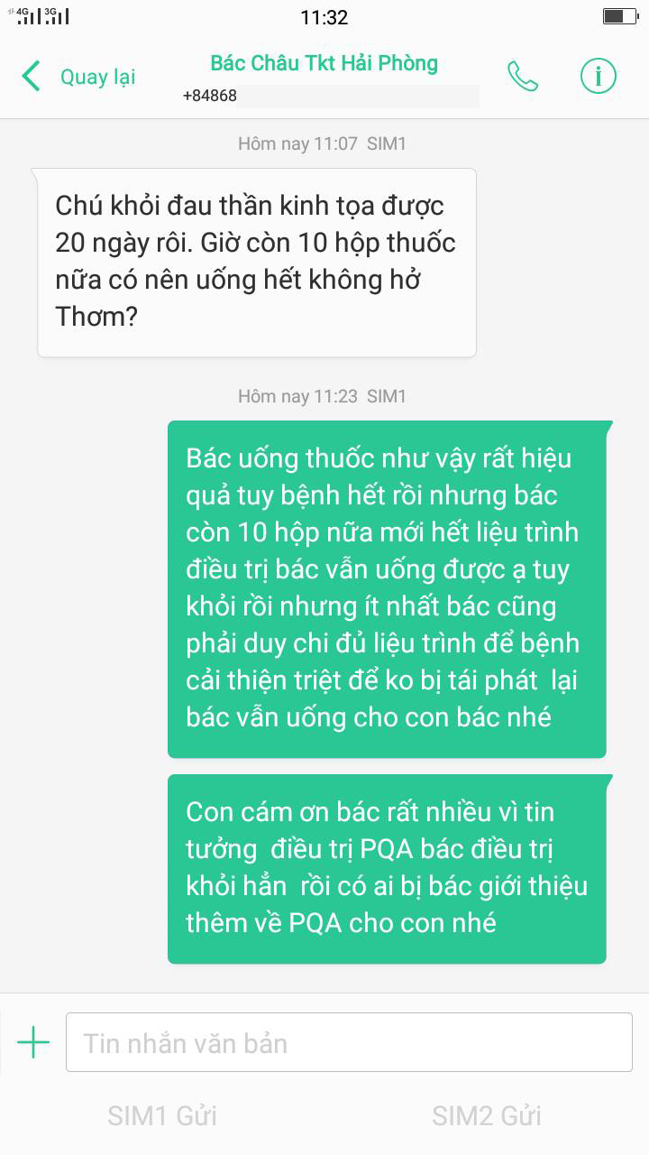 bệnh nhân đau thần kinh toạ