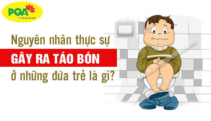 nguyên nhân gây ra tình trạng táo bón ở trẻ