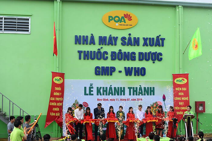 Lễ khánh thành nhà máy đạt chuẩn GMP