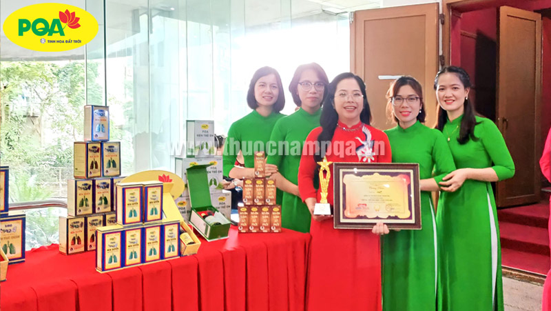gian hàng trưng bày sản phẩm pqa