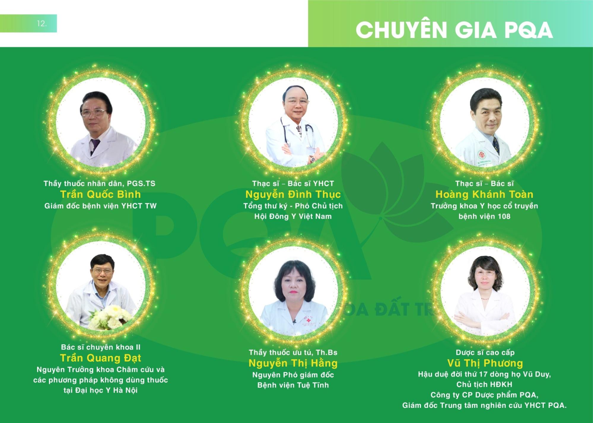 Đội ngũ chuyên gia đầu ngành của PQA