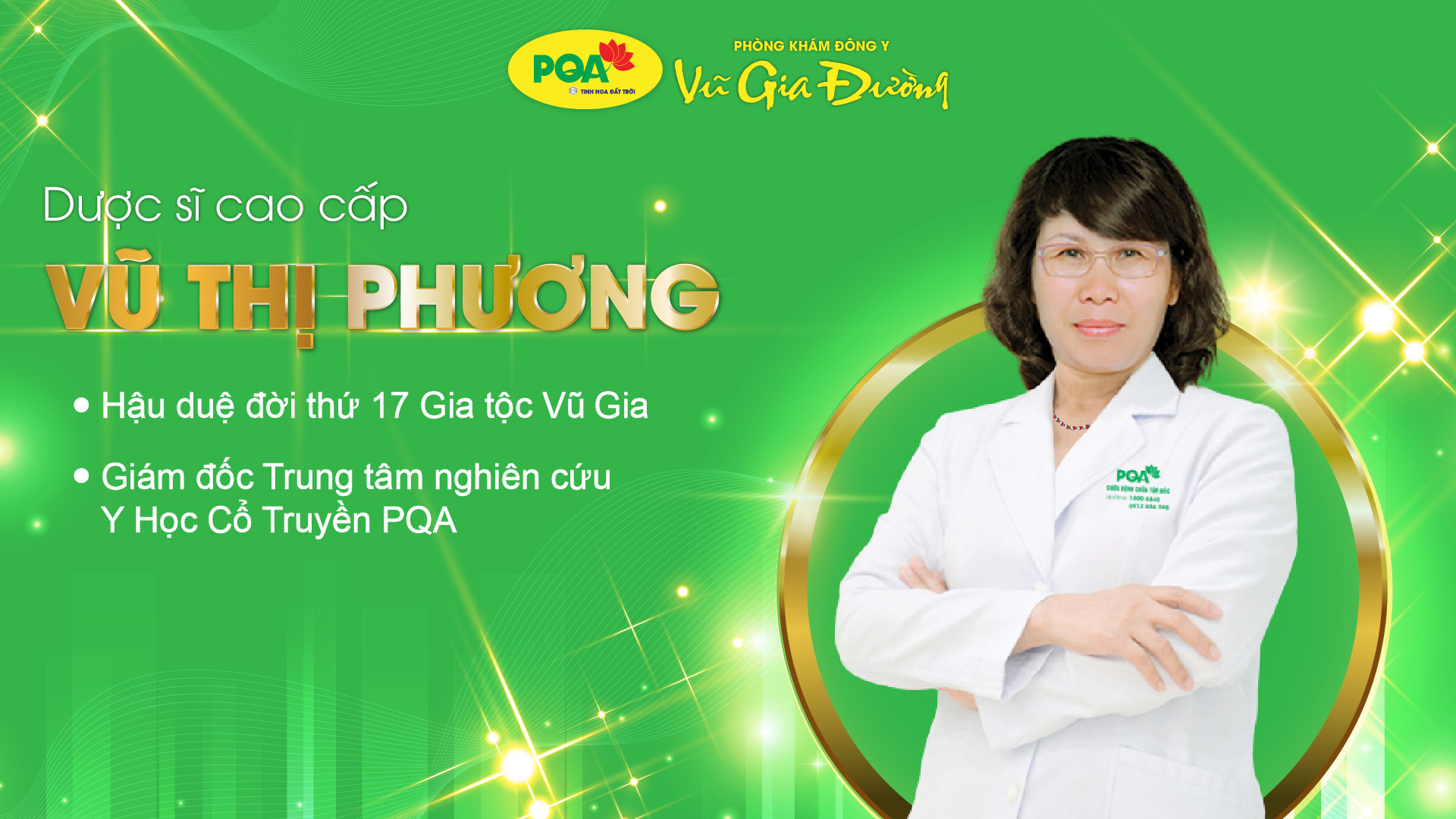Dược sỹ cao cấp của PQA