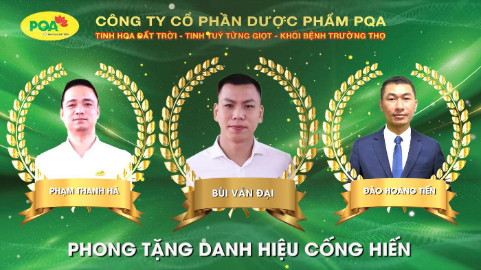 danh hiệu cống hiến pqa