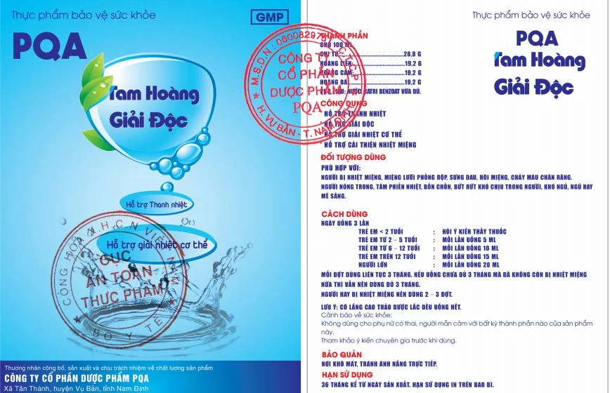 PQA Tam Hoàng Giải Độc