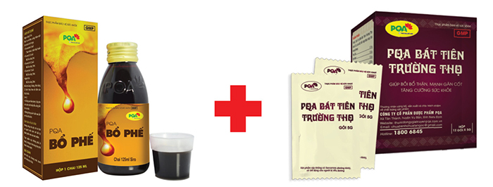 pqa bổ phế kết hợp pqa bát tiên trường thọ