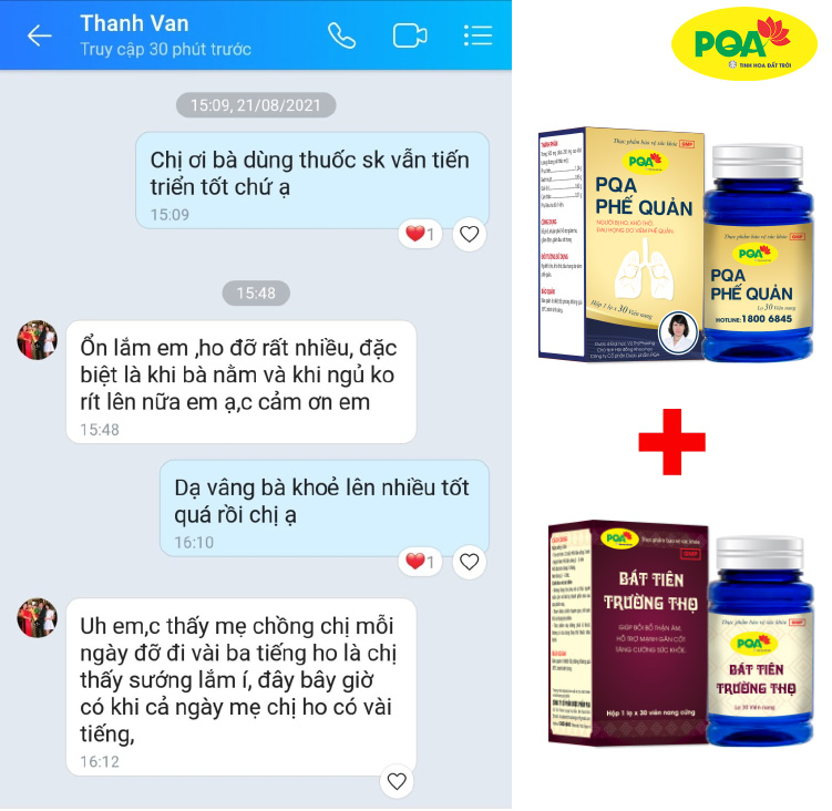 chị vẫn chữa viêm phế quản bằng pqa