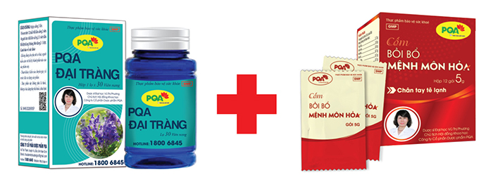 pqa đại tràng kết hợp pqa mệnh môn hoả