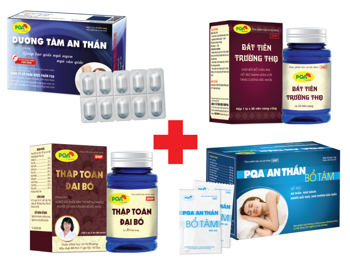 bộ sp dưỡng tâm an thần