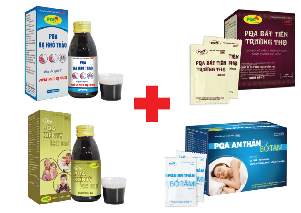 bộ 4 sp hạ khô thảo