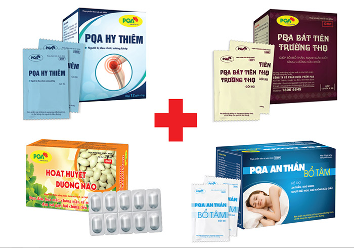 bộ sản phẩm chữa đau nhức xương khớp cho người bị phong thấp