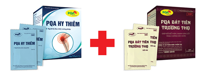 pqa hy thiêm kết hợp pqa bát tiên trường thọ