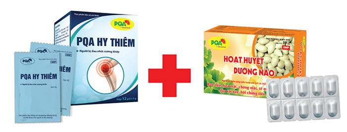 pqa hy thiêm kết hợp pqa hoạt huyết dưỡng não
