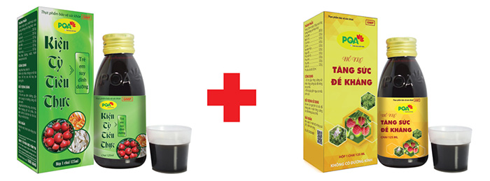 pqa kiện tỳ tiêu thực kết hợp pqa tăng đề kháng