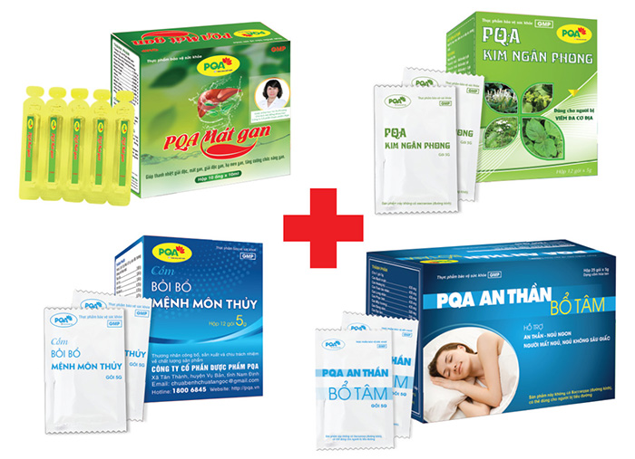 bộ sản phẩm dành cho người men gan cao 
