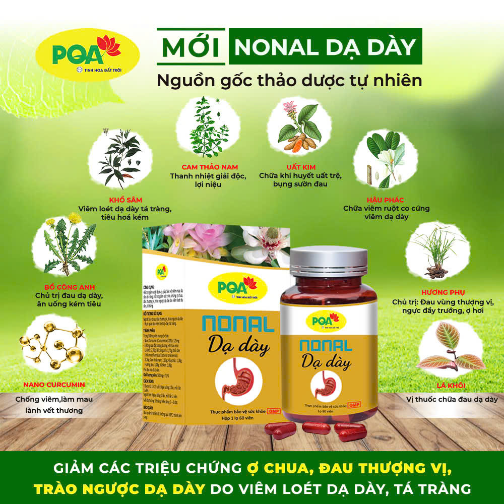 thành phần pqa nanol dạ dày