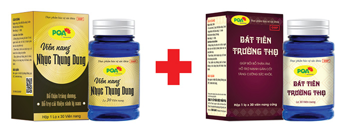 pqa nhục thung dung kết hợp pqa bát tiên trường thọ