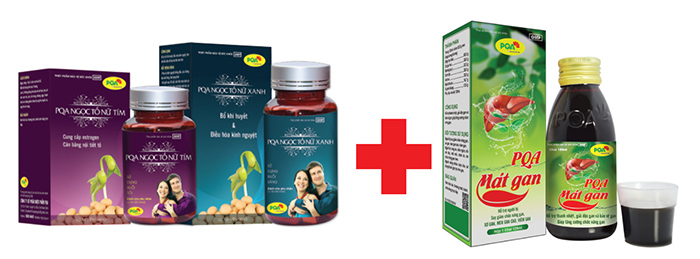 pqa ngọc tố nữ kết hợp mát gan