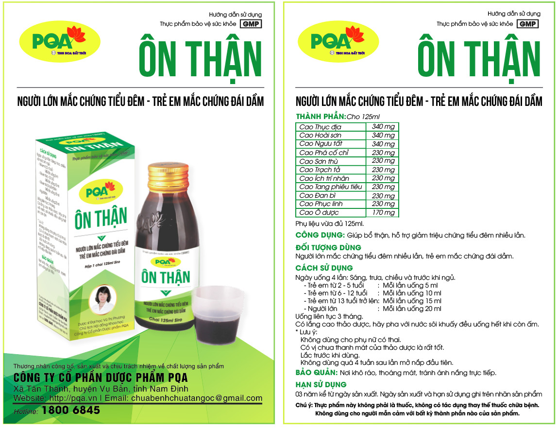 hdsd pqa ôn thận