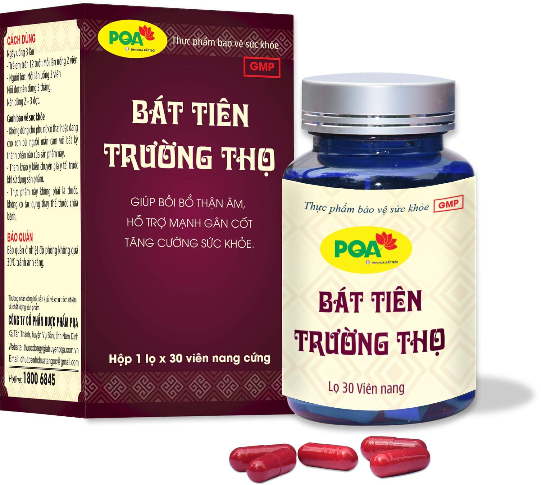 PQA bát tiên trường thọ