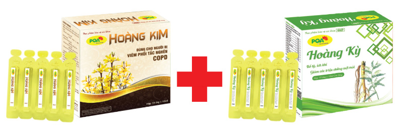 kết hợp hoàng kim và hoàng kỳ