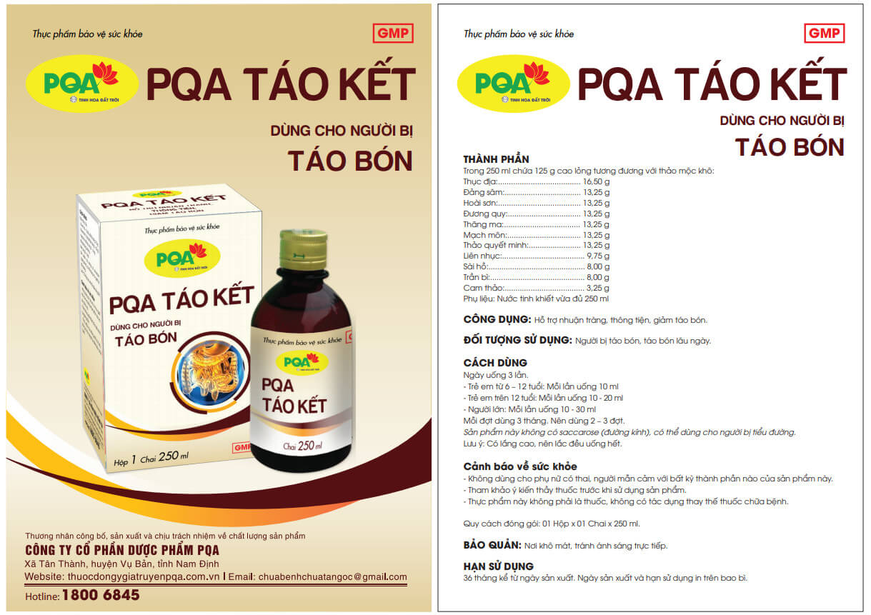 pqa táo kết