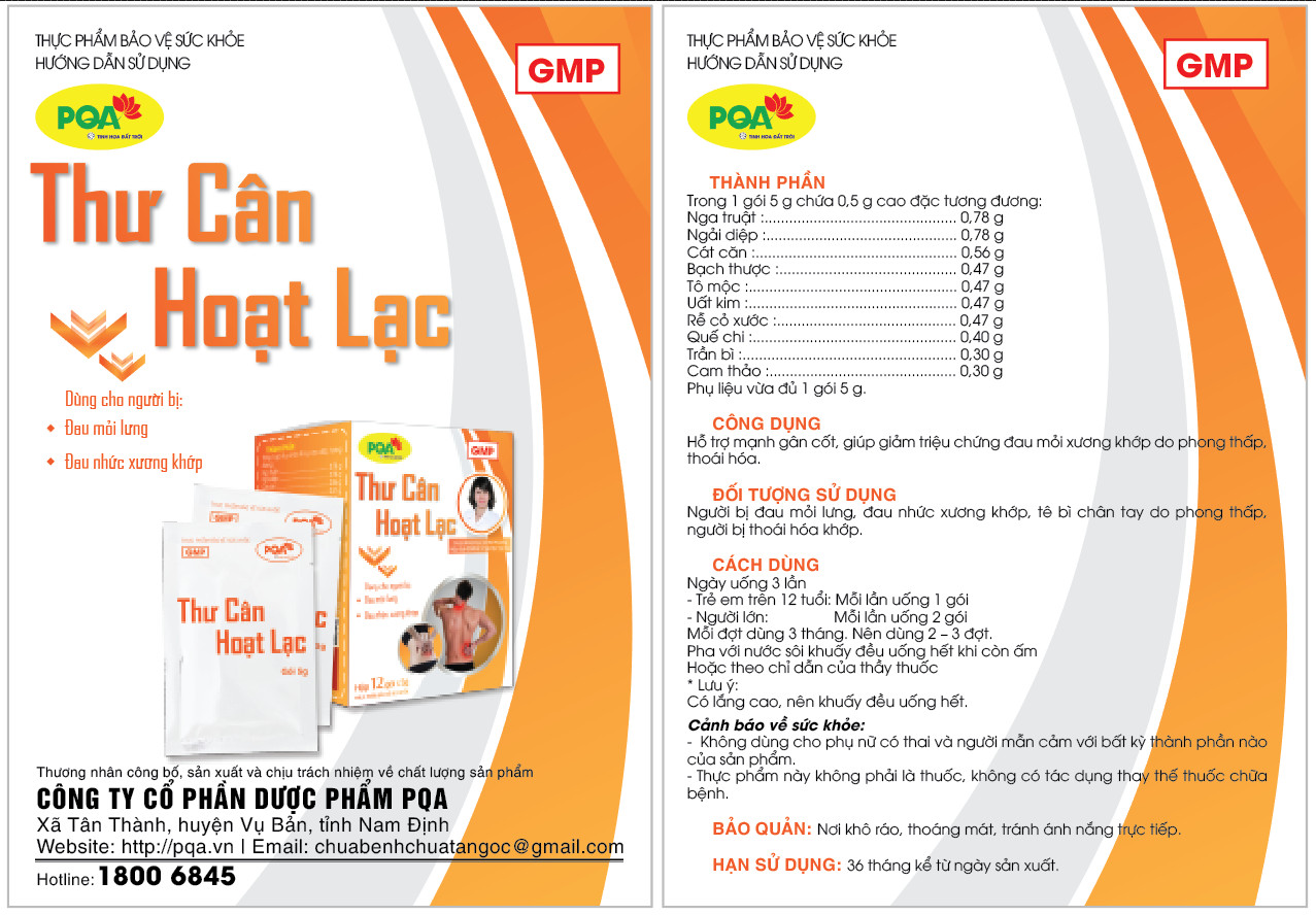 pqa thư cân hoạt lạc