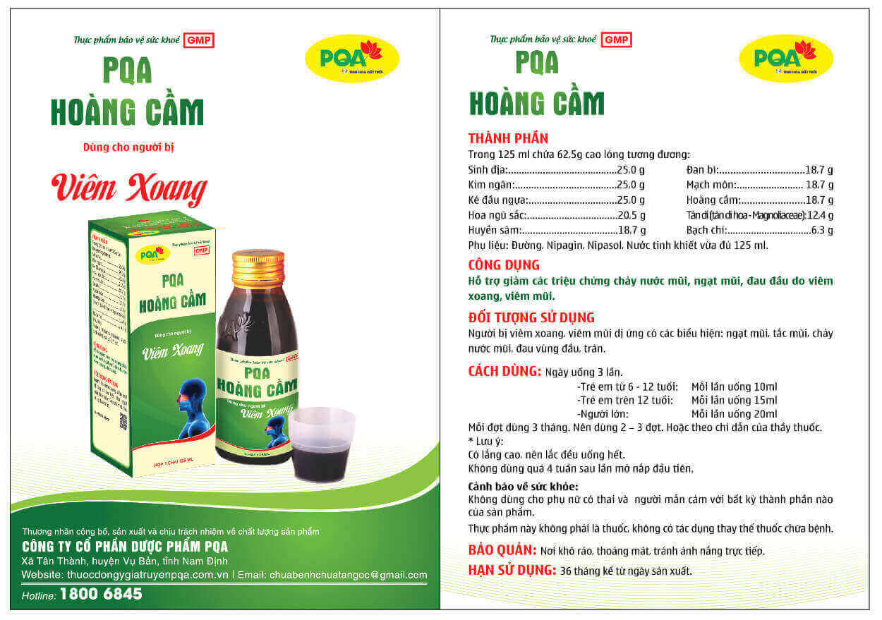 hdsd pqa hoàng cầm
