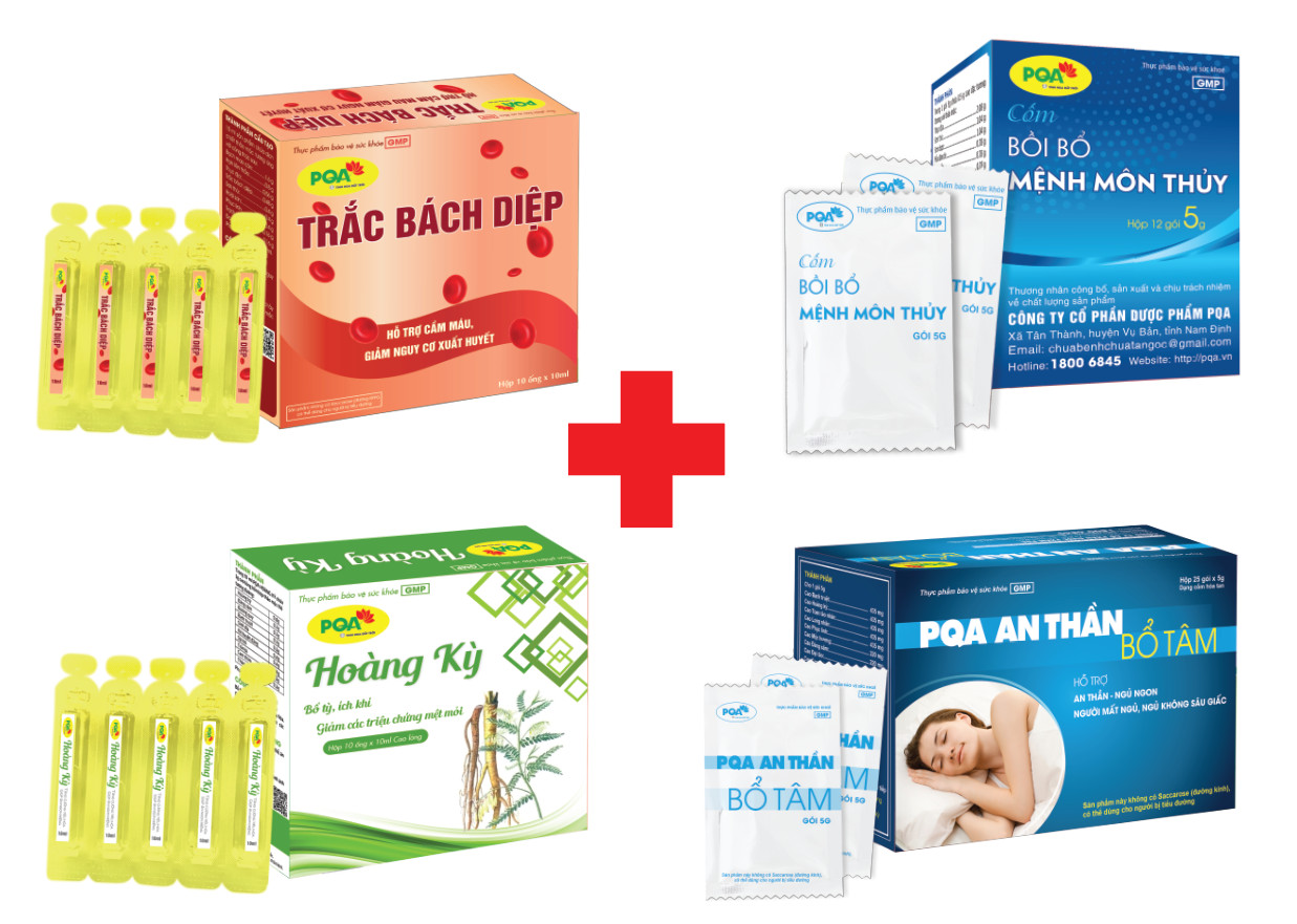 bộ sp pqa trắc bách diệp