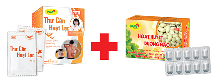 pqa thư cân hoạt lạc kết hợp pqa hoạt huyết dưỡng não