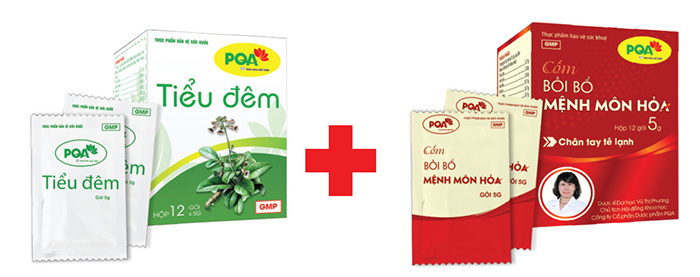 pqa tiểu đêm kết hợp pqa mệnh môn hoả