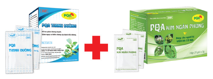 pqa thanh đường kết hợp pqa kim ngân phong