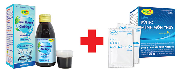 pqa tam hoàng giải độc và mệnh môn thuỷ