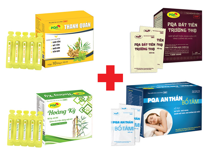 bộ sản phẩm chữa viêm thanh quản hiệu quả