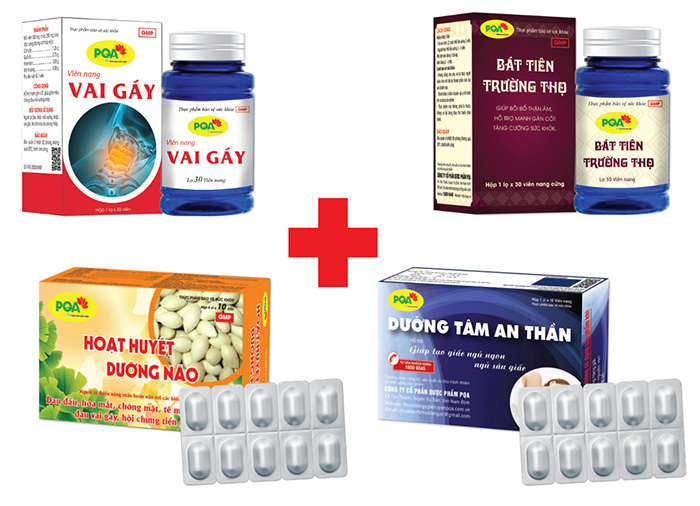 bộ sản phẩm hoàn hảo đẩy lùi đau nhức vai gáy