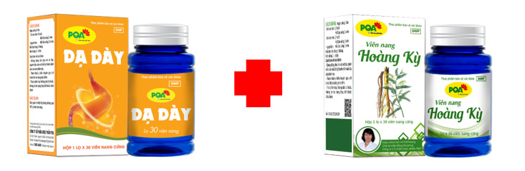 pqa dạ dày kết hợp pqa hoàng kỳ